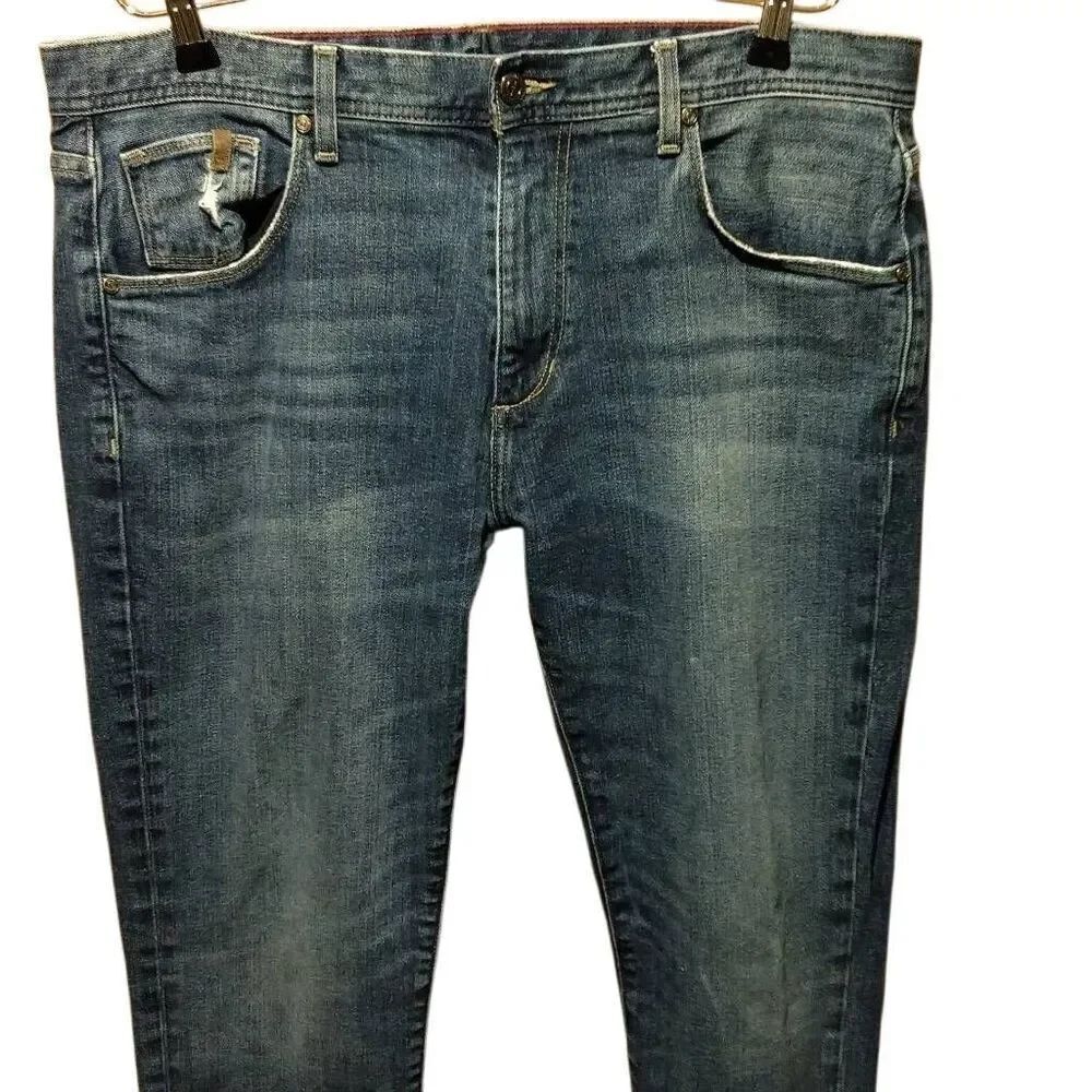 Johnnie-O Dos Stretch Cotton Denim Blue Jeans Men's 36x30